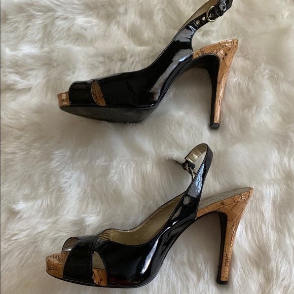 Guess Patent Leather Sling-back Heels - Picture 5 of 8